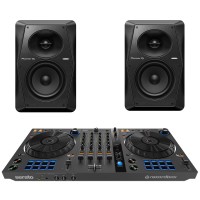 PIONEER DJ BUNDLE DDJ-FLX6-GT + VM-50 BLACK (PAIRE)