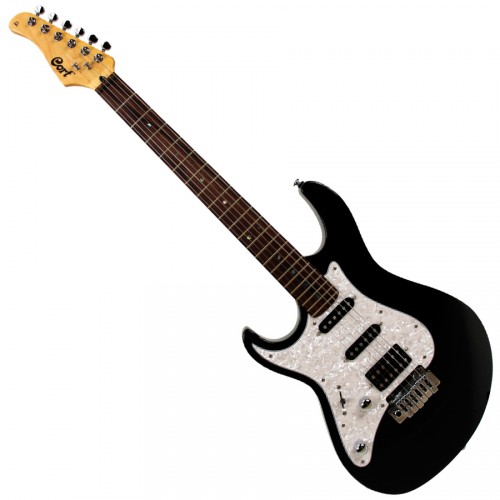 CORT G250GBK BLACK GAUCHER - Guitare électrique