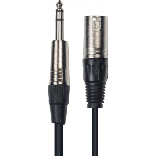 Câble adaptateur jack/XLR Mâle 5M Yellow cable M05JX