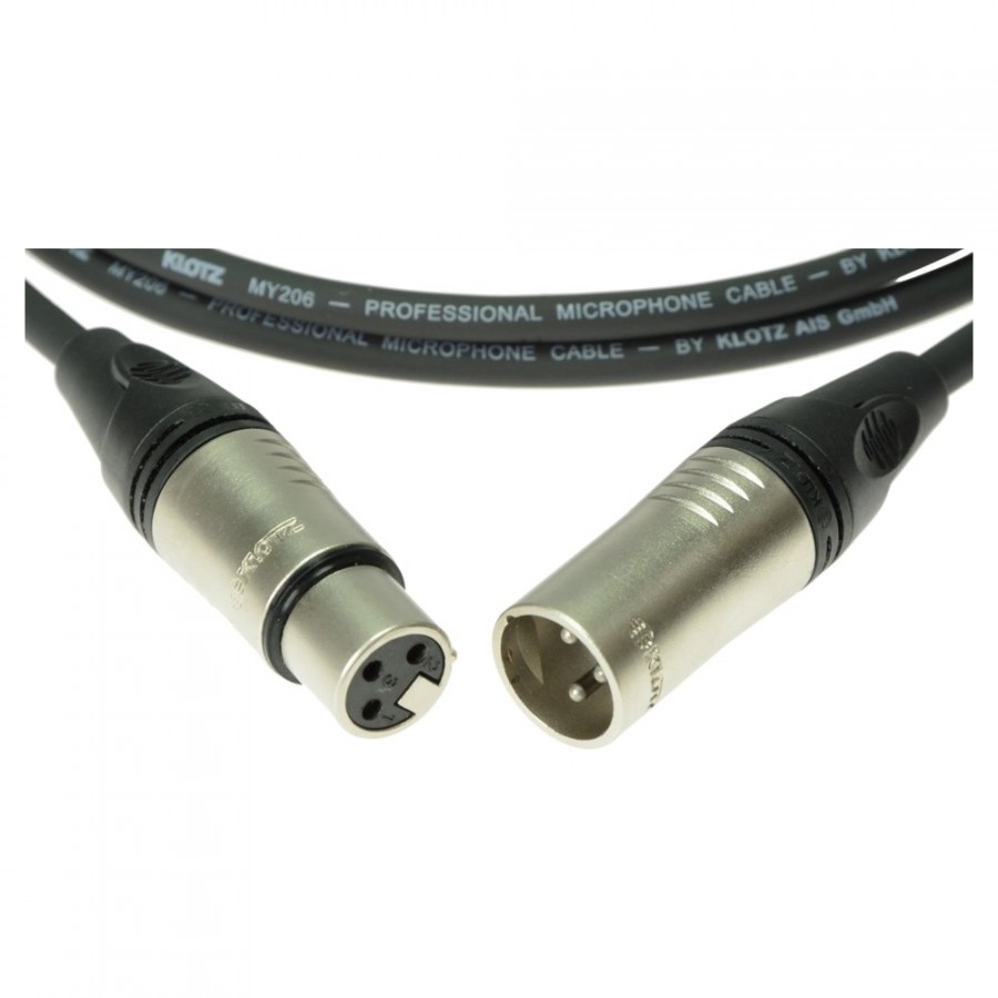 Klotz M1K1FM0300 câble micro XLR femelle - XLR mâle 3 m