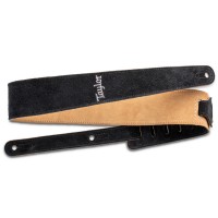 Taylor Sangle Embroidered Suede 2,5" Black