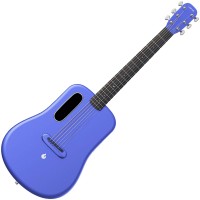 Topbuy Guitare folk acoustique 41 avec accordeur de sangle pour dÃ©butants  Bleu 