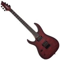 Schecter Sunset-6 Extreme Scarlet Burst Gaucher