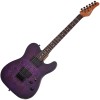 Photo Schecter PT Standard Purple Burst Burl