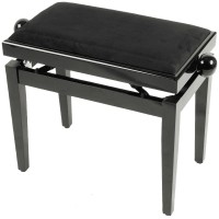 Quiklok PB010BK Banquette Piano Black Assise Velours