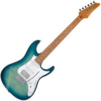 Ibanez AZ22S1F Transparent Turquoise Burst