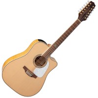 Takamine GD74CE-12UNAT Electro Cutaway Natural 12 Cordes