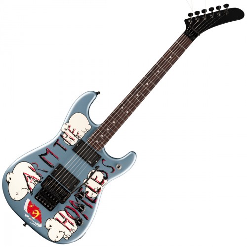 Photo Fender Tom Morello Arm The Homeless Stratocaster Blue Ice Metallic